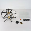 Load image into Gallery viewer, Vintage 6-Light Water Glass Wide Drum Lantern Chandelier
