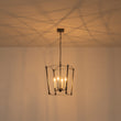 Load image into Gallery viewer, Vintage 4-Light Candle Style Arched Square Cage Pendant
