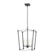 Load image into Gallery viewer, Vintage 4-Light Candle Style Arched Square Cage Pendant

