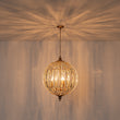 Load image into Gallery viewer, Vintage Luxe Antique Bronze Crystal Globe Lantern Chandelier
