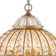 Load image into Gallery viewer, Vintage Luxe Bronze Dazzling Crystal Orb Cage Chandelier
