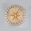Load image into Gallery viewer, Vintage Luxe Bronze Dazzling Crystal Orb Cage Chandelier
