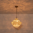 Load image into Gallery viewer, Vintage Luxe Bronze Dazzling Crystal Orb Cage Chandelier
