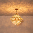 Load image into Gallery viewer, Vintage Luxe Bronze Dazzling Crystal Orb Cage Chandelier
