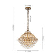 Load image into Gallery viewer, Vintage Luxe Bronze Dazzling Crystal Orb Cage Chandelier
