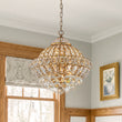 Load image into Gallery viewer, Vintage Luxe Bronze Dazzling Crystal Orb Cage Chandelier
