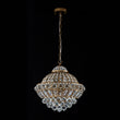 Load image into Gallery viewer, Vintage Luxe Bronze Dazzling Crystal Orb Cage Chandelier
