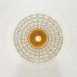 Load image into Gallery viewer, Vintage Luxe 1-Light Faceted Crystal Sphere Cage Semi Flush
