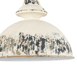 Load image into Gallery viewer, French Vintage 1-Light Weathered Metal Dome Kitchen Pendant
