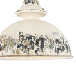 Load image into Gallery viewer, French Vintage 1-Light Weathered Metal Dome Kitchen Pendant
