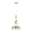 Load image into Gallery viewer, French Vintage 1-Light Weathered Metal Dome Kitchen Pendant
