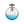 Load image into Gallery viewer, Farmhouze Light - 1 - Light Colored Tinted Ribbed Glass Globe Ceiling Light - Ceiling Light - Blue - 
