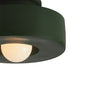 Load image into Gallery viewer, Farmhouze Light - 1 - Light Deep Red Drum Resin Semi Flush Mount - Ceiling Light - Green - 
