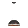 Load image into Gallery viewer, Farmhouze Light-1-Light Industrial Dark Black Bronze Iron Dome Ktichen Pendant-Chandelier-15.7 in-
