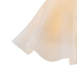 Load image into Gallery viewer, Farmhouze Light-1-Light Milk White Glass Pleated Twirling Gown Pendant-Pendant-White Glass-
