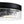 Load image into Gallery viewer, Farmhouze Light - 2 - Light Clear Seeded Glass Round Flush Mount Light - Ceiling Light - Black - 
