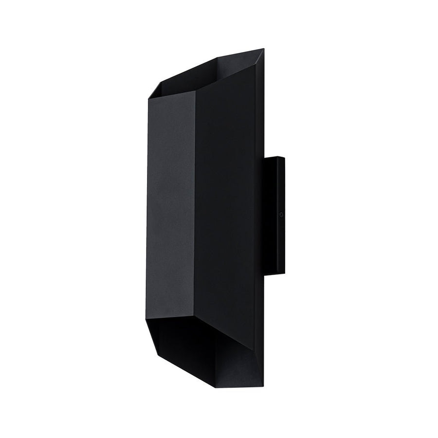 Farmhouze Light - 2 - Light Dimmable LED Waterproof Outdoor Wall Sconce - Wall Sconce - Black - 