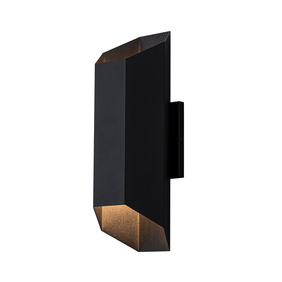 Farmhouze Light - 2 - Light Dimmable LED Waterproof Outdoor Wall Sconce - Wall Sconce - Black - 