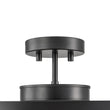 Load image into Gallery viewer, Farmhouze Light-23.6in Mid-Century Layered Textured Glass Round Ceiling Light-Chandelier-Black-
