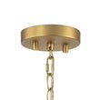 Load image into Gallery viewer, Farmhouze Light-23.6in Mid-Century Layered Textured Glass Round Ceiling Light-Chandelier-Brass-
