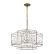 Load image into Gallery viewer, Farmhouze Light - 5 - Light Luxury Crystal Layered Drum Cage Chandelier - Chandelier - 23.6 in - 
