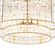 Load image into Gallery viewer, Farmhouze Light - 5 - Light Luxury Crystal Layered Drum Cage Chandelier - Chandelier - 23.6 in - 
