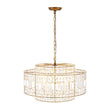 Load image into Gallery viewer, Farmhouze Light - 5 - Light Luxury Crystal Layered Drum Cage Chandelier - Chandelier - 23.6 in - 
