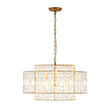 Load image into Gallery viewer, Farmhouze Light - 5 - Light Luxury Crystal Layered Drum Cage Chandelier - Chandelier - 23.6 in - 
