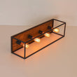 Load image into Gallery viewer, Farmhouze Light - 5 - Light Rectangular Cage Flush Mount Ceiling Light - Ceiling Light - 4 Bulbs - 
