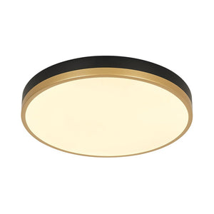 Farmhouze Light - 5CCT Modern Dimmable LED Round Flush Mount Ceiling Light - Ceiling Light - Black - 
