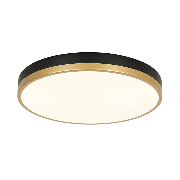 Farmhouze Light - 5CCT Modern Dimmable LED Round Flush Mount Ceiling Light - Ceiling Light - Black - 