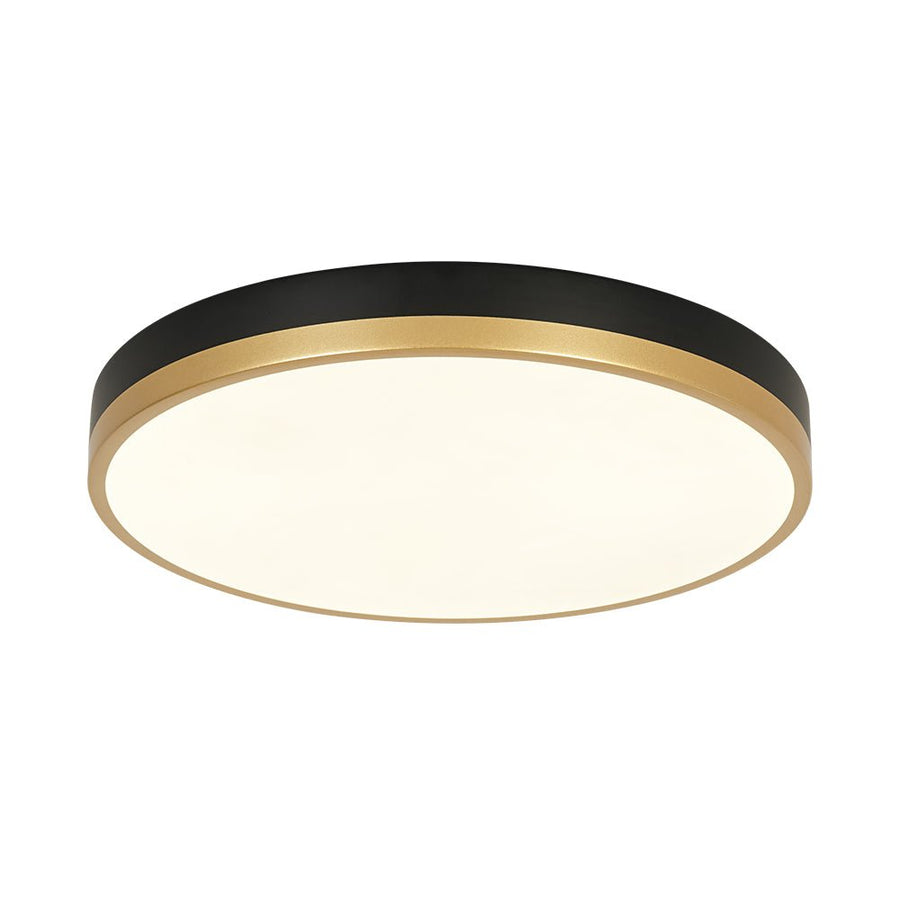 Farmhouze Light - 5CCT Modern Dimmable LED Round Flush Mount Ceiling Light - Ceiling Light - Black - 