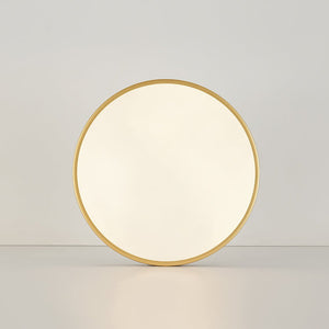 Farmhouze Light - 5CCT Modern Dimmable LED Round Flush Mount Ceiling Light - Ceiling Light - White - 