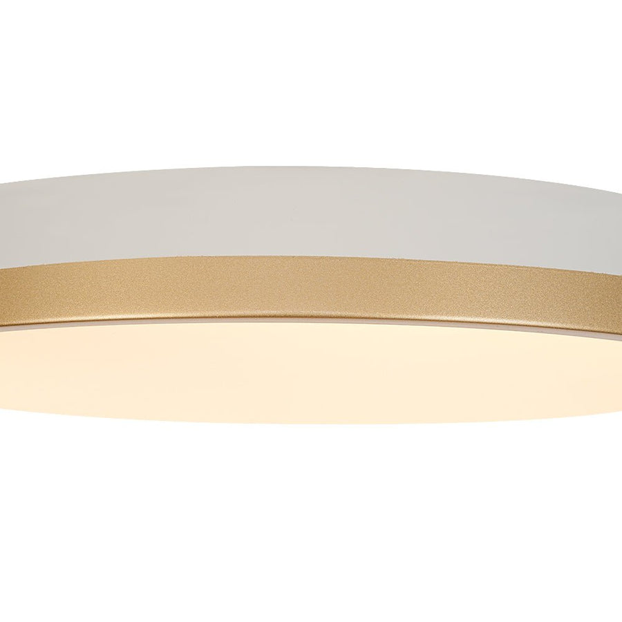 Farmhouze Light - 5CCT Modern Dimmable LED Round Flush Mount Ceiling Light - Ceiling Light - White - 