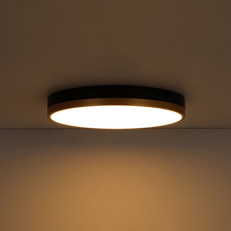 Farmhouze Light - 5CCT Modern Dimmable LED Round Flush Mount Ceiling Light - Ceiling Light - White - 