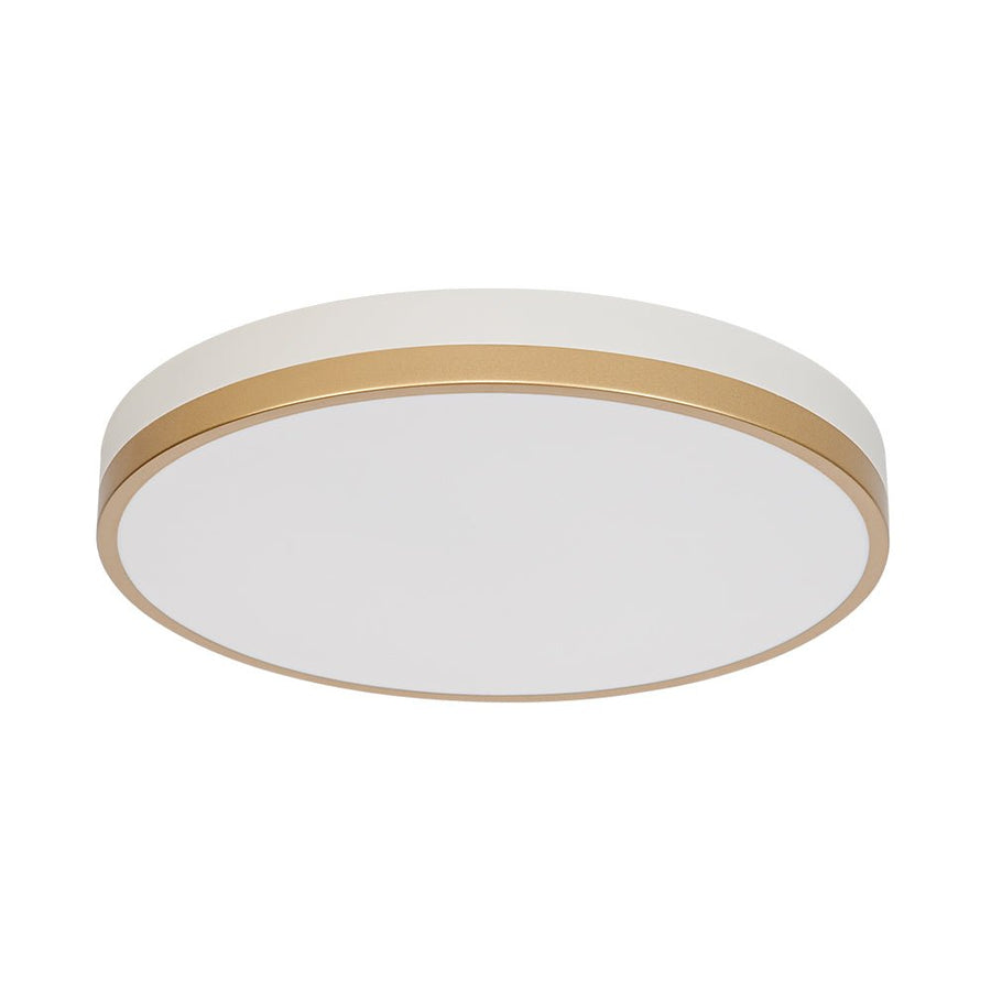 Farmhouze Light - 5CCT Modern Dimmable LED Round Flush Mount Ceiling Light - Ceiling Light - White - 