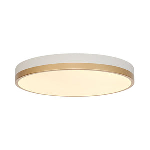 Farmhouze Light - 5CCT Modern Dimmable LED Round Flush Mount Ceiling Light - Ceiling Light - White - 
