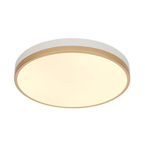 Farmhouze Light - 5CCT Modern Dimmable LED Round Flush Mount Ceiling Light - Ceiling Light - White - 