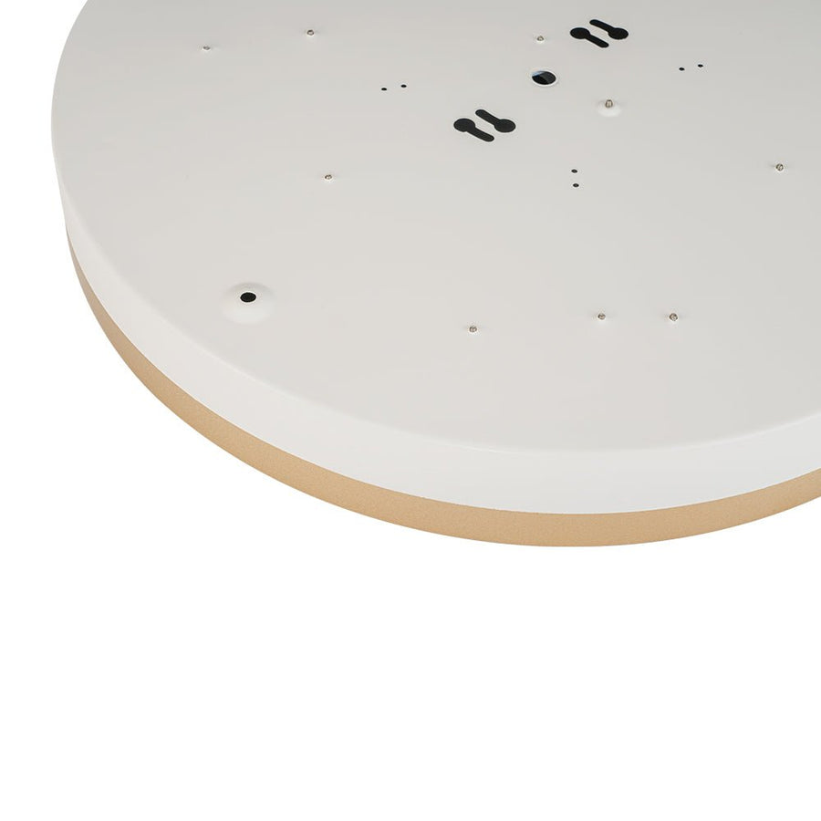 Farmhouze Light - 5CCT Modern Dimmable LED Round Flush Mount Ceiling Light - Ceiling Light - White - 