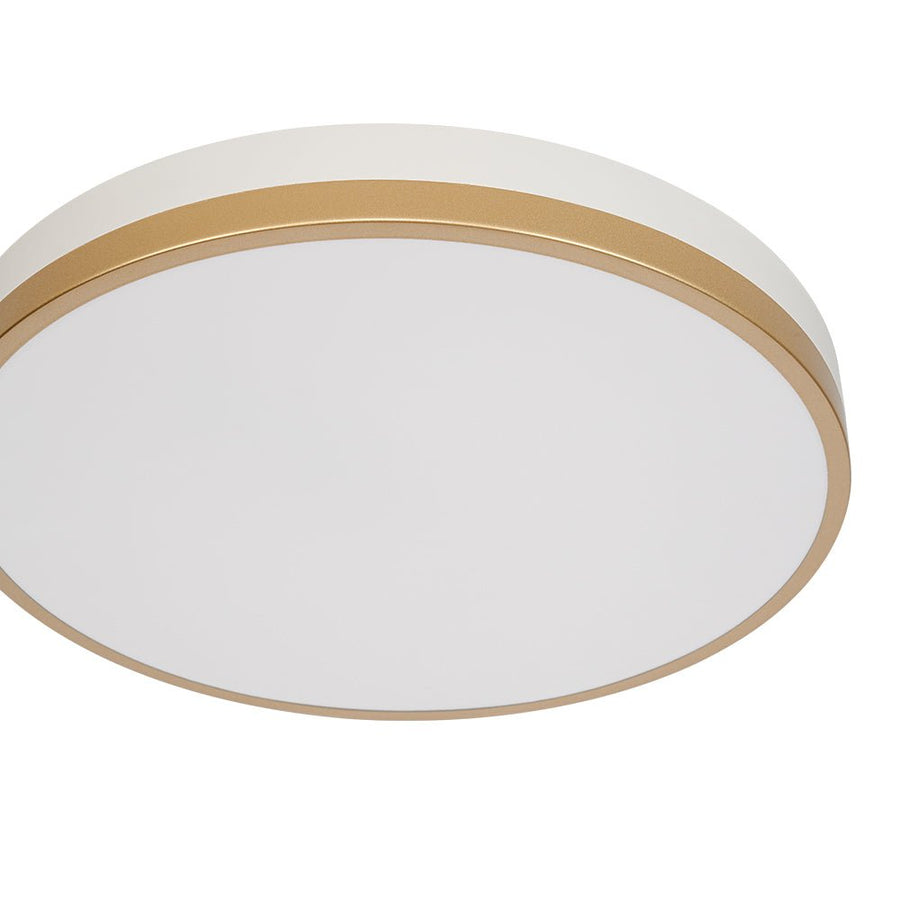 Farmhouze Light - 5CCT Modern Dimmable LED Round Flush Mount Ceiling Light - Ceiling Light - White - 