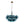 Load image into Gallery viewer, Farmhouze Light - 6 - Light Dimmable Cluster Glass Globe Blue Bubble Chandelier - Chandelier - Gradual Blue - 
