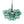 Load image into Gallery viewer, Farmhouze Light - 6 - Light Dimmable Cluster Glass Globe Green Bubble Chandelier - Chandelier - Black + Brass - 
