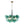 Load image into Gallery viewer, Farmhouze Light - 6 - Light Dimmable Cluster Glass Globe Green Bubble Chandelier - Chandelier - Black + Brass - 
