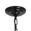 Load image into Gallery viewer, Farmhouze Light-6-Light Farmhouse Black Candle Style Metal Lantern Pendant-Chandelier-21.7 in-
