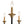 Load image into Gallery viewer, Farmhouze Light - 8 - Light Farmhouse Black Brass Candle Style Chandelier - Chandelier - 29 in - 
