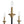 Load image into Gallery viewer, Farmhouze Light - 8 - Light Farmhouse Black Brass Candle Style Chandelier - Chandelier - 29 in - 
