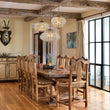 Load image into Gallery viewer, Farmhouze Light-Antique Luxe Bronze Faceted Crystal Orb Cage Chandelier-Chandelier-15.0 in W * 11.0 in H-

