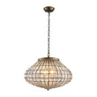 Load image into Gallery viewer, Farmhouze Light-Antique Luxe Bronze Faceted Crystal Orb Cage Chandelier-Chandelier-20.5 in W * 15.0 in H-
