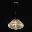 Load image into Gallery viewer, Farmhouze Light-Antique Luxe Bronze Faceted Crystal Orb Cage Chandelier-Chandelier-20.5 in W * 15.0 in H-
