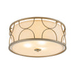 Load image into Gallery viewer, Farmhouze Light-Antique Round White Fabric Drum Lantern Ceiling Light-Ceiling Light-16 in-
